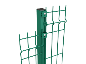 забор из сетки с полимерным покрытием